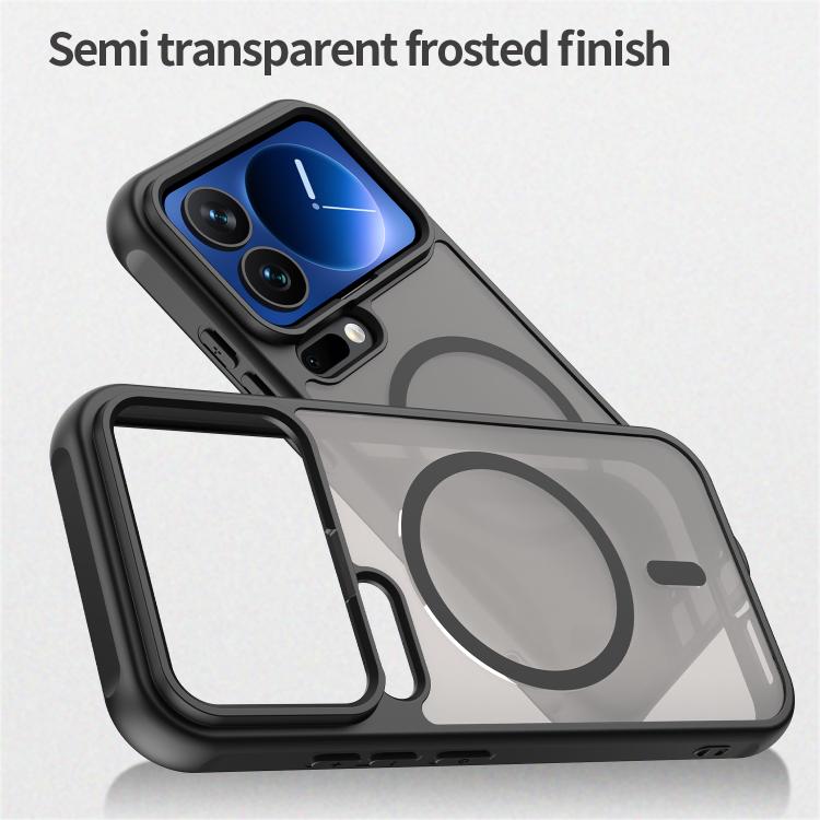 For Xiaomi 17 Pro Fan Dun Series TPU Hybrid PC Frosted Magsafe Phone Case