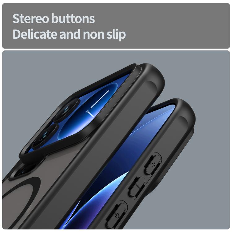 For Xiaomi 17 Pro Fan Dun Series TPU Hybrid PC Frosted Magsafe Phone Case