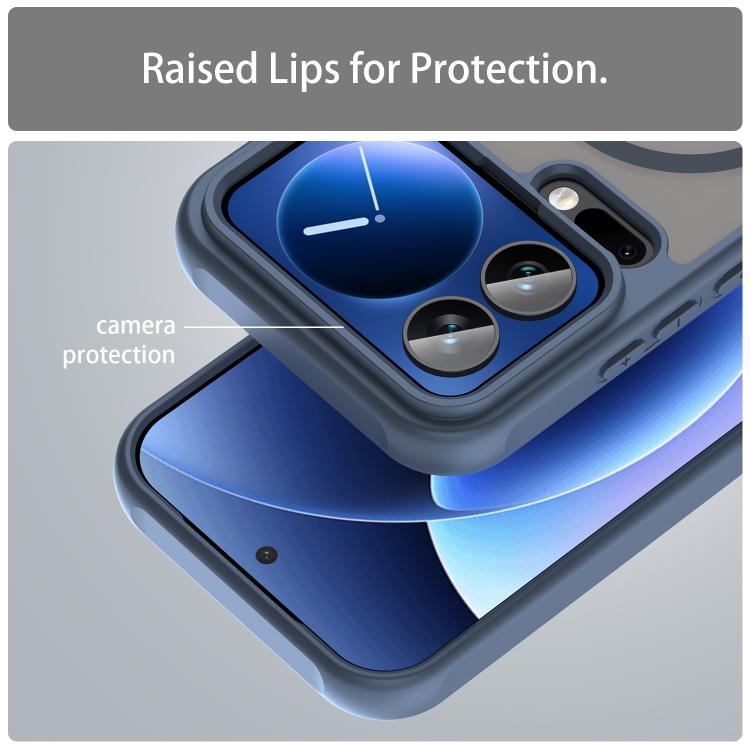 For Xiaomi 17 Pro Fan Dun Series TPU Hybrid PC Frosted Magsafe Phone Case