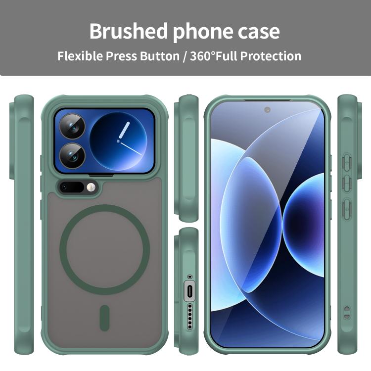 For Xiaomi 17 Pro Fan Dun Series TPU Hybrid PC Frosted Magsafe Phone Case