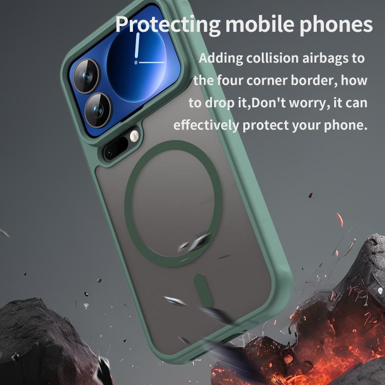 For Xiaomi 17 Pro Fan Dun Series TPU Hybrid PC Frosted Magsafe Phone Case