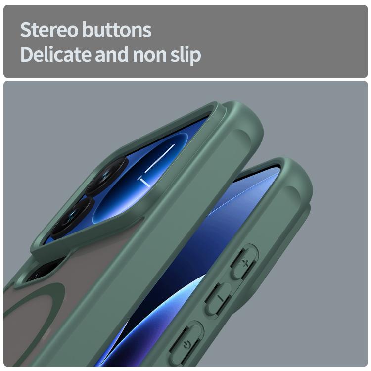 For Xiaomi 17 Pro Fan Dun Series TPU Hybrid PC Frosted Magsafe Phone Case