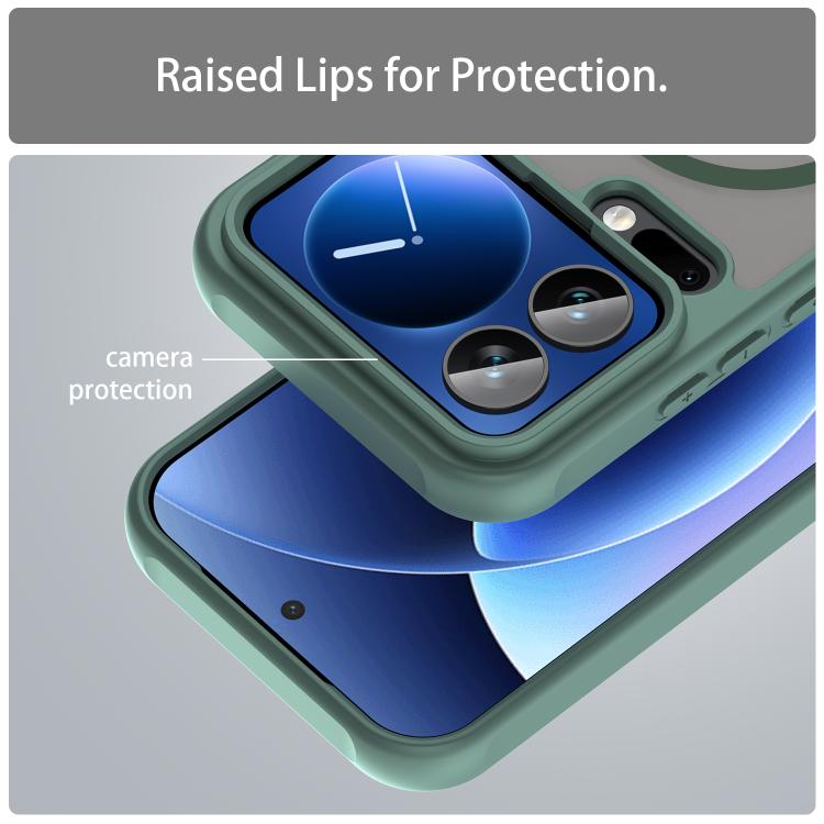 For Xiaomi 17 Pro Fan Dun Series TPU Hybrid PC Frosted Magsafe Phone Case