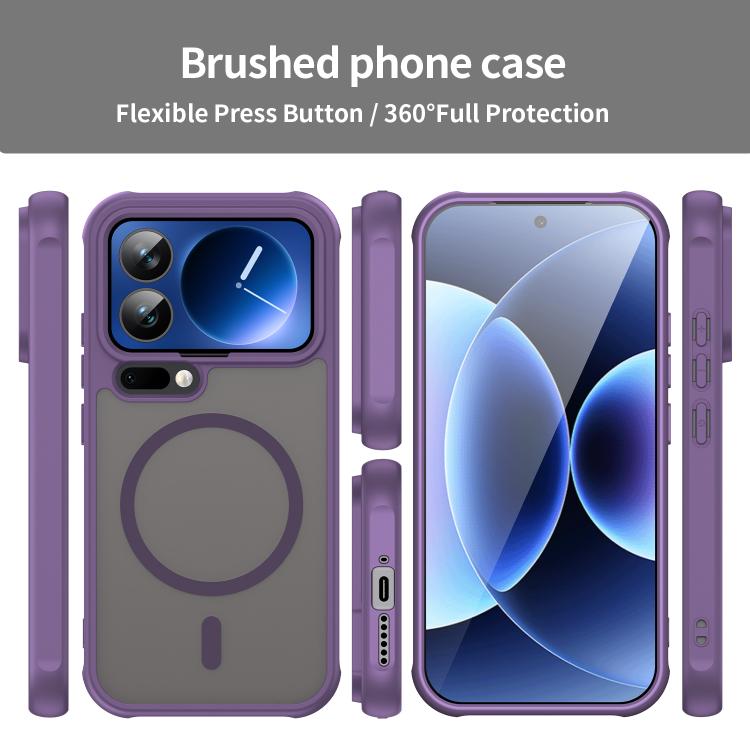 For Xiaomi 17 Pro Fan Dun Series TPU Hybrid PC Frosted Magsafe Phone Case