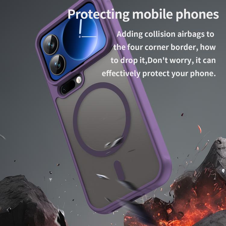 For Xiaomi 17 Pro Fan Dun Series TPU Hybrid PC Frosted Magsafe Phone Case