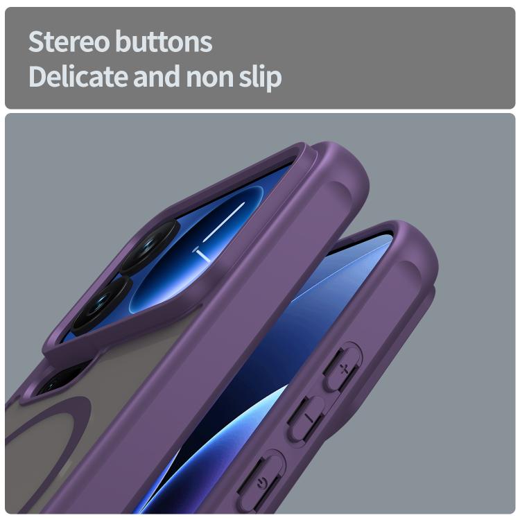 For Xiaomi 17 Pro Fan Dun Series TPU Hybrid PC Frosted Magsafe Phone Case