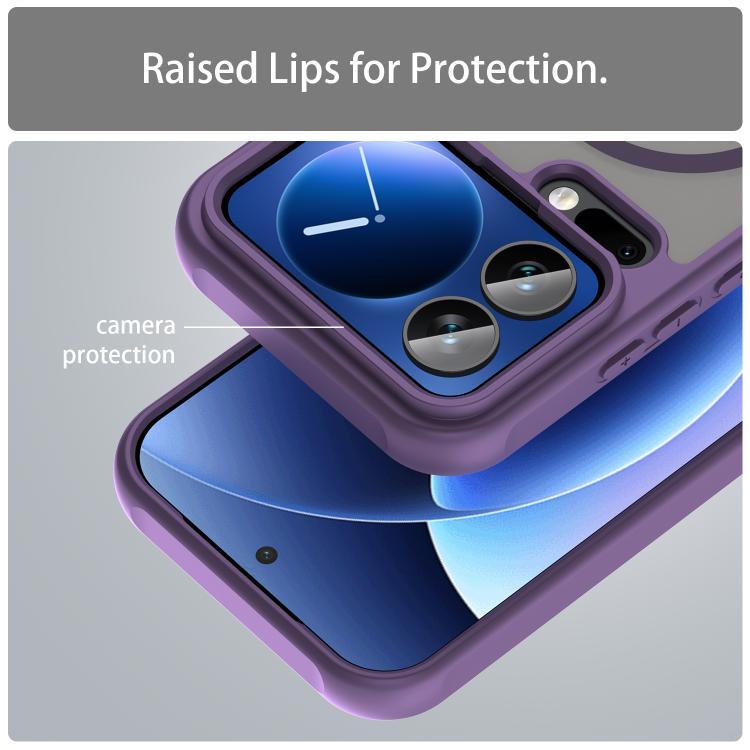 For Xiaomi 17 Pro Fan Dun Series TPU Hybrid PC Frosted Magsafe Phone Case