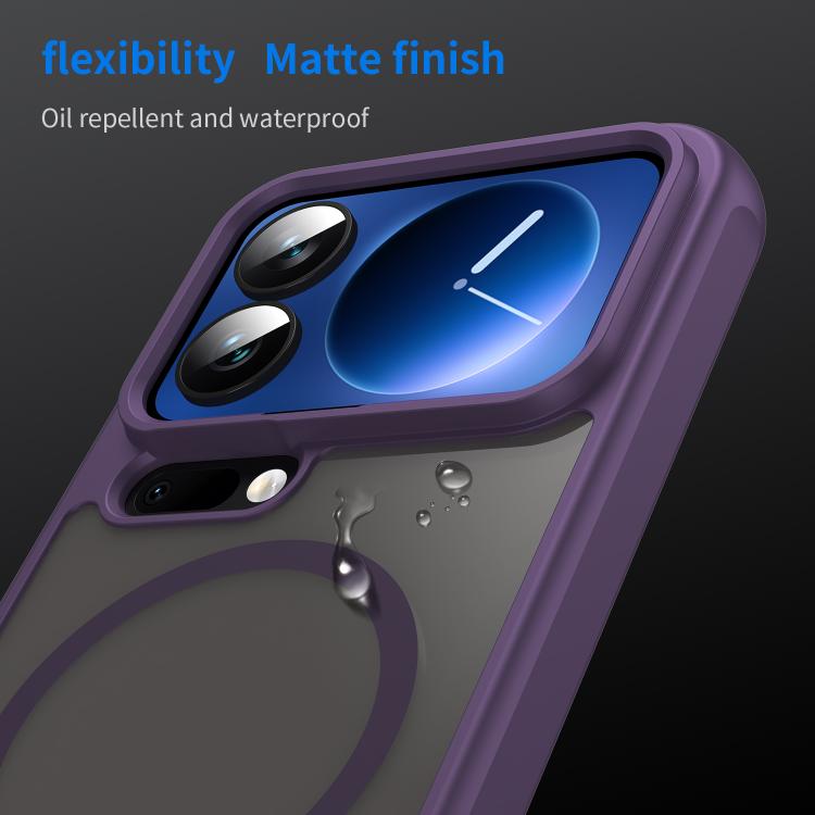 For Xiaomi 17 Pro Fan Dun Series TPU Hybrid PC Frosted Magsafe Phone Case