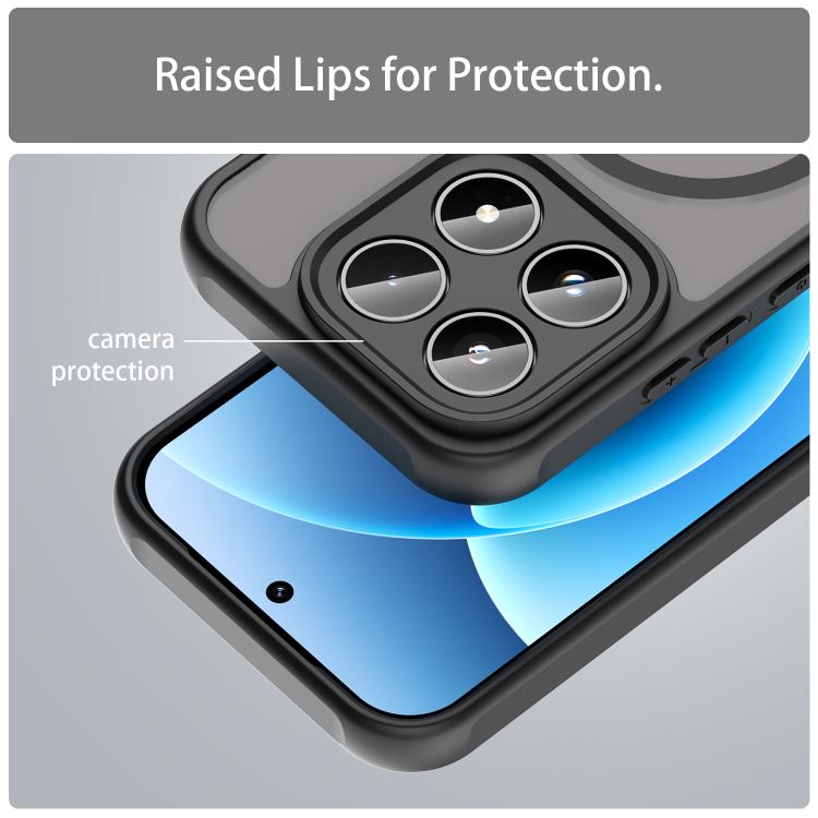 For Xiaomi 17 Fan Dun Series TPU Hybrid PC Frosted Magsafe Phone Case
