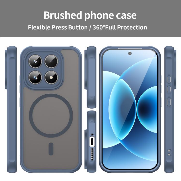For Xiaomi 17 Fan Dun Series TPU Hybrid PC Frosted Magsafe Phone Case