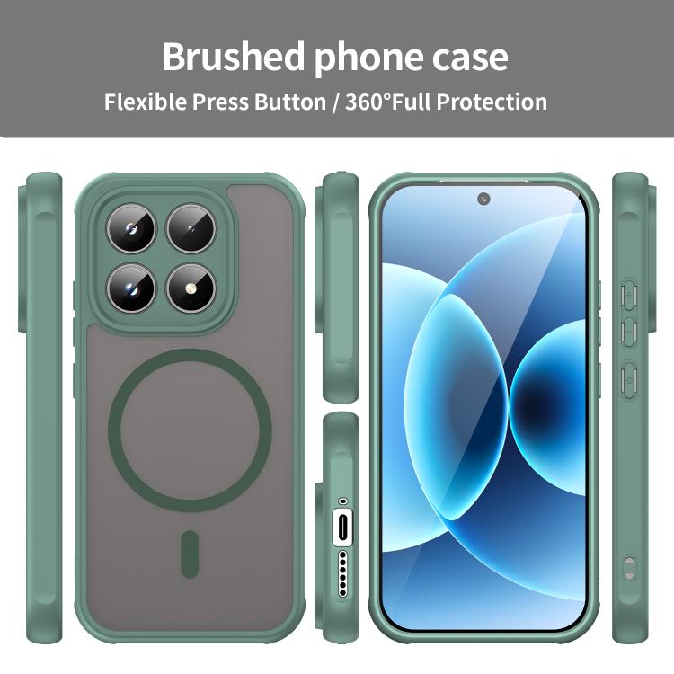For Xiaomi 17 Fan Dun Series TPU Hybrid PC Frosted Magsafe Phone Case