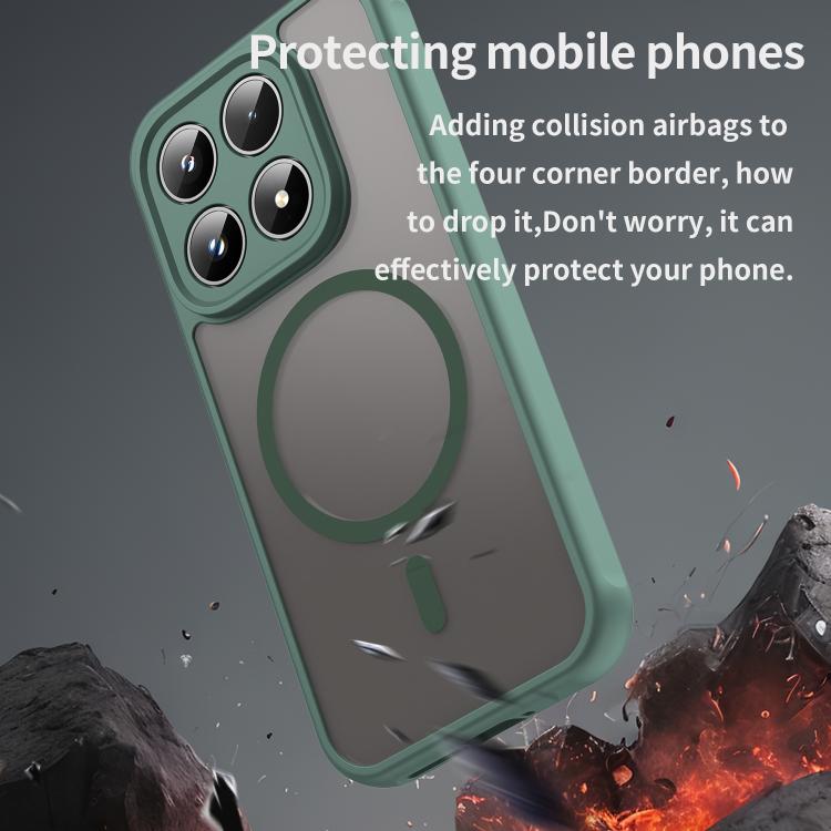 For Xiaomi 17 Fan Dun Series TPU Hybrid PC Frosted Magsafe Phone Case