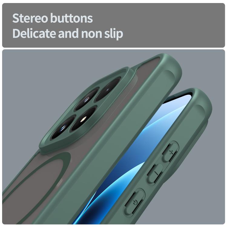 For Xiaomi 17 Fan Dun Series TPU Hybrid PC Frosted Magsafe Phone Case