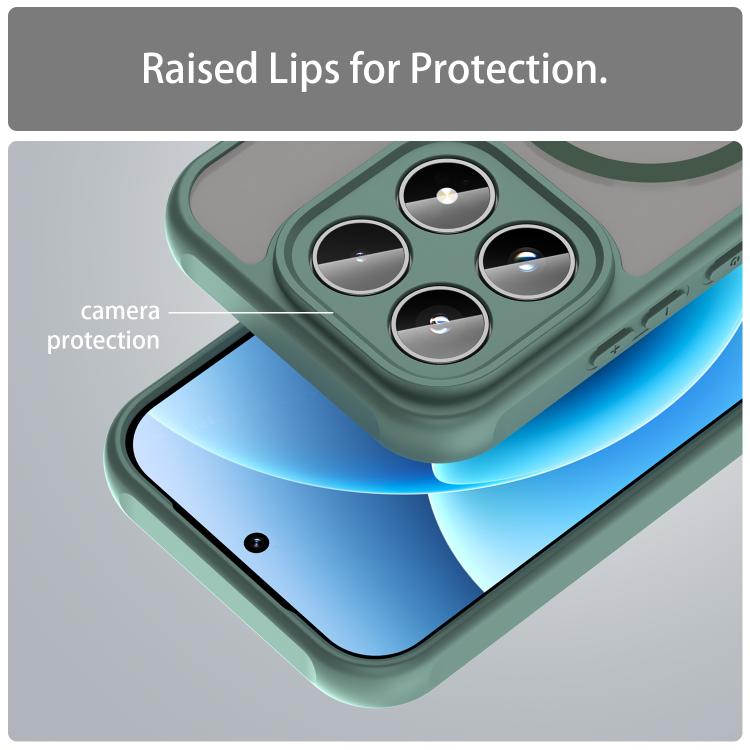 For Xiaomi 17 Fan Dun Series TPU Hybrid PC Frosted Magsafe Phone Case