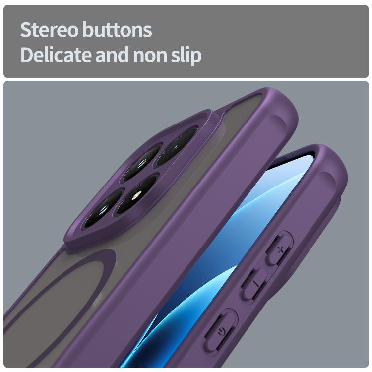 For Xiaomi 17 Fan Dun Series TPU Hybrid PC Frosted Magsafe Phone Case