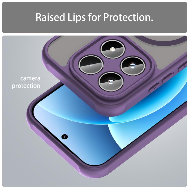 For Xiaomi 17 Fan Dun Series TPU Hybrid PC Frosted Magsafe Phone Case
