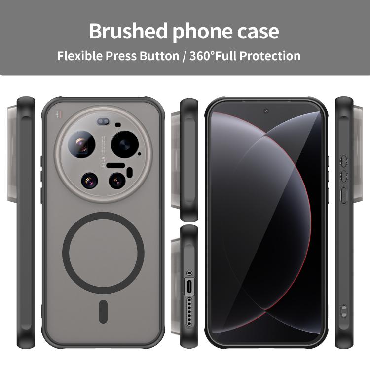 For Xiaomi 17 Ultra Fan Dun Series TPU Hybrid PC Frosted Magsafe Phone Case