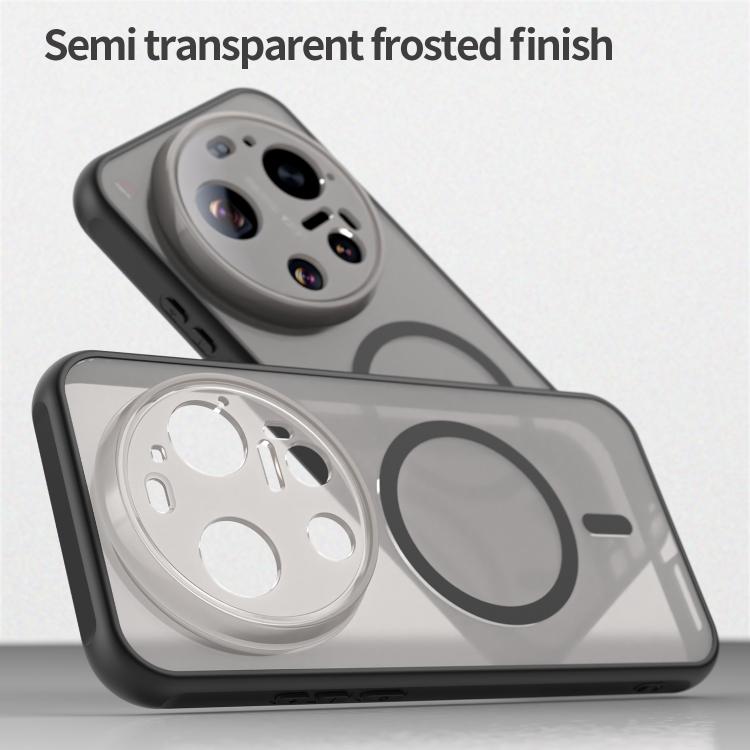 For Xiaomi 17 Ultra Fan Dun Series TPU Hybrid PC Frosted Magsafe Phone Case