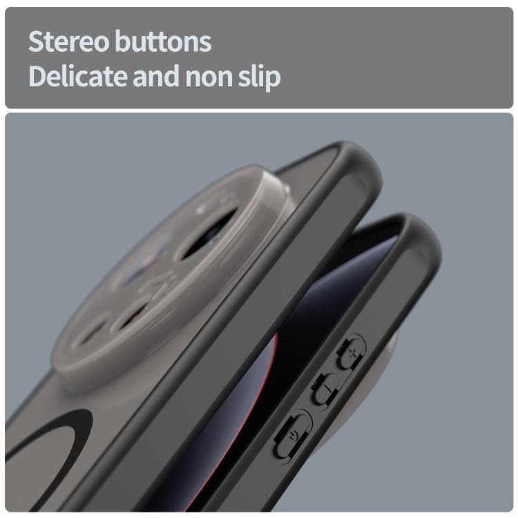 For Xiaomi 17 Ultra Fan Dun Series TPU Hybrid PC Frosted Magsafe Phone Case