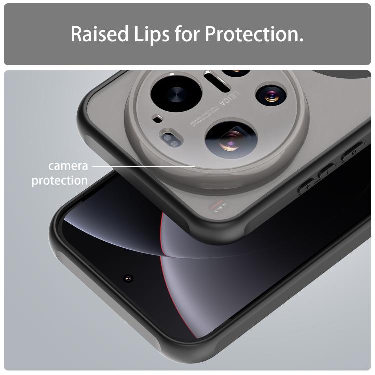 For Xiaomi 17 Ultra Fan Dun Series TPU Hybrid PC Frosted Magsafe Phone Case