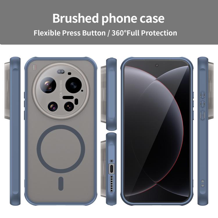 For Xiaomi 17 Ultra Fan Dun Series TPU Hybrid PC Frosted Magsafe Phone Case
