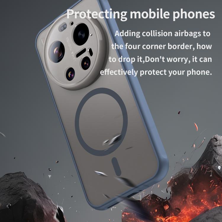 For Xiaomi 17 Ultra Fan Dun Series TPU Hybrid PC Frosted Magsafe Phone Case