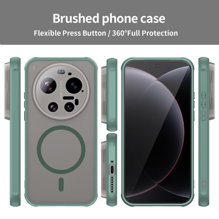 For Xiaomi 17 Ultra Fan Dun Series TPU Hybrid PC Frosted Magsafe Phone Case