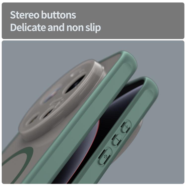 For Xiaomi 17 Ultra Fan Dun Series TPU Hybrid PC Frosted Magsafe Phone Case
