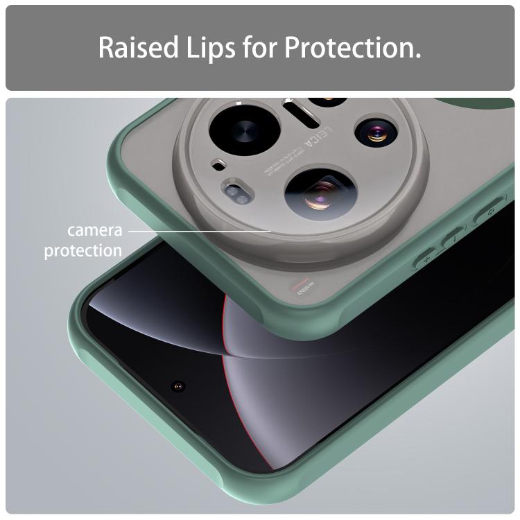 For Xiaomi 17 Ultra Fan Dun Series TPU Hybrid PC Frosted Magsafe Phone Case