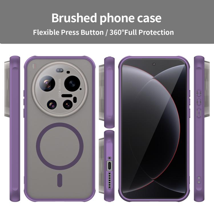For Xiaomi 17 Ultra Fan Dun Series TPU Hybrid PC Frosted Magsafe Phone Case