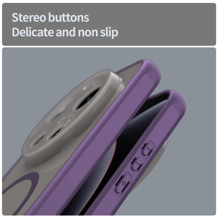 For Xiaomi 17 Ultra Fan Dun Series TPU Hybrid PC Frosted Magsafe Phone Case