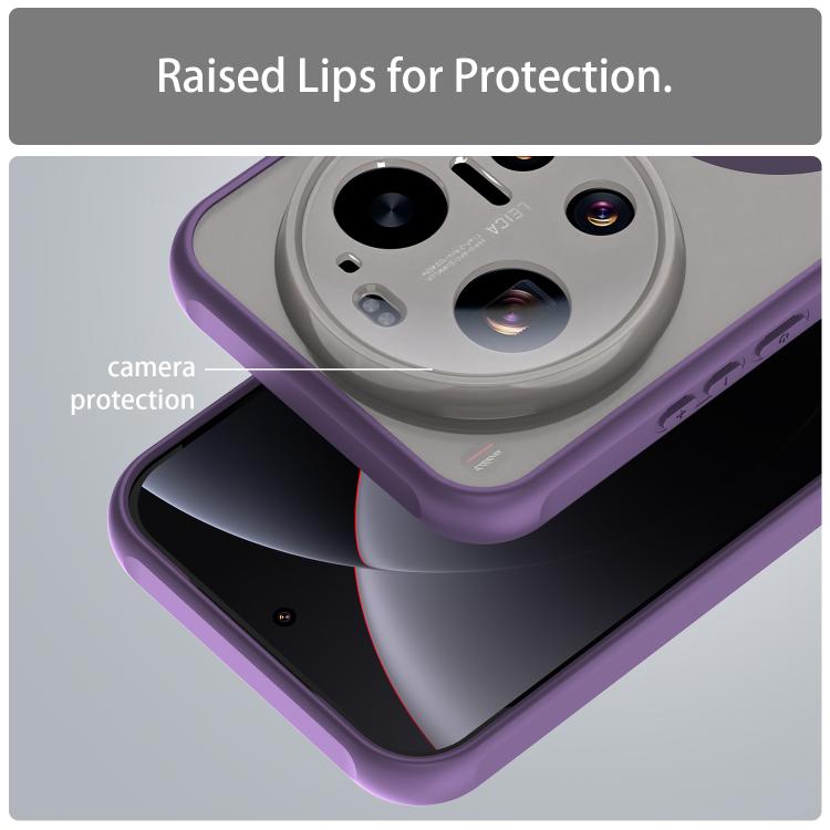 For Xiaomi 17 Ultra Fan Dun Series TPU Hybrid PC Frosted Magsafe Phone Case
