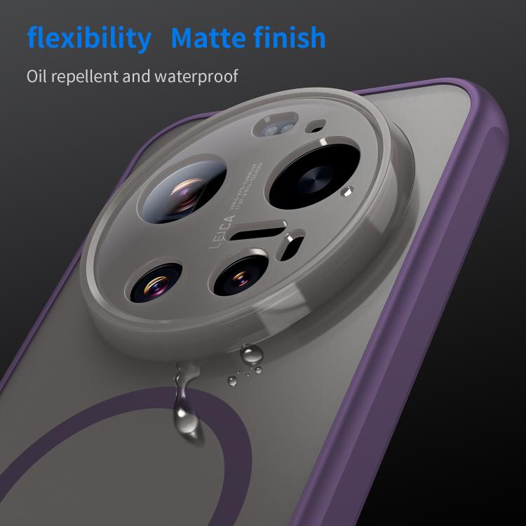 For Xiaomi 17 Ultra Fan Dun Series TPU Hybrid PC Frosted Magsafe Phone Case