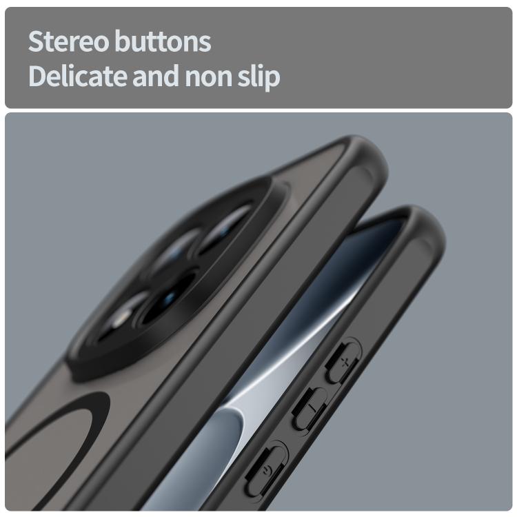 For Xiaomi Poco M8 Pro 5G Fan Dun Series TPU Hybrid PC Frosted Magsafe Phone Case
