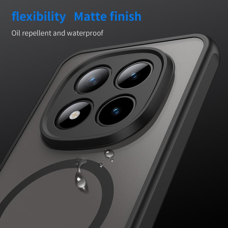 For Xiaomi Poco M8 Pro 5G Fan Dun Series TPU Hybrid PC Frosted Magsafe Phone Case