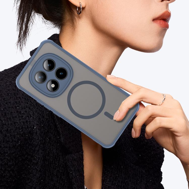 For Xiaomi Poco M8 Pro 5G Fan Dun Series TPU Hybrid PC Frosted Magsafe Phone Case