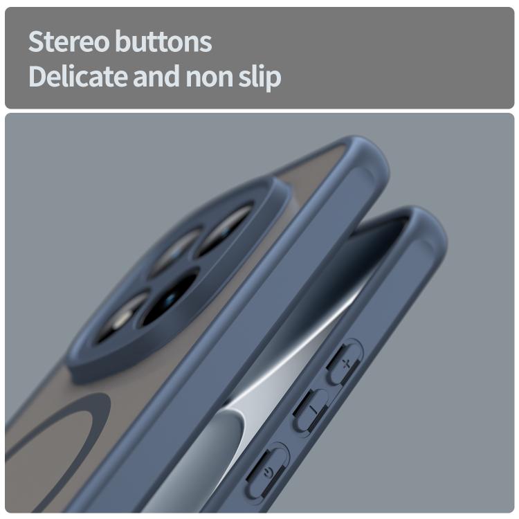 For Xiaomi Poco M8 Pro 5G Fan Dun Series TPU Hybrid PC Frosted Magsafe Phone Case