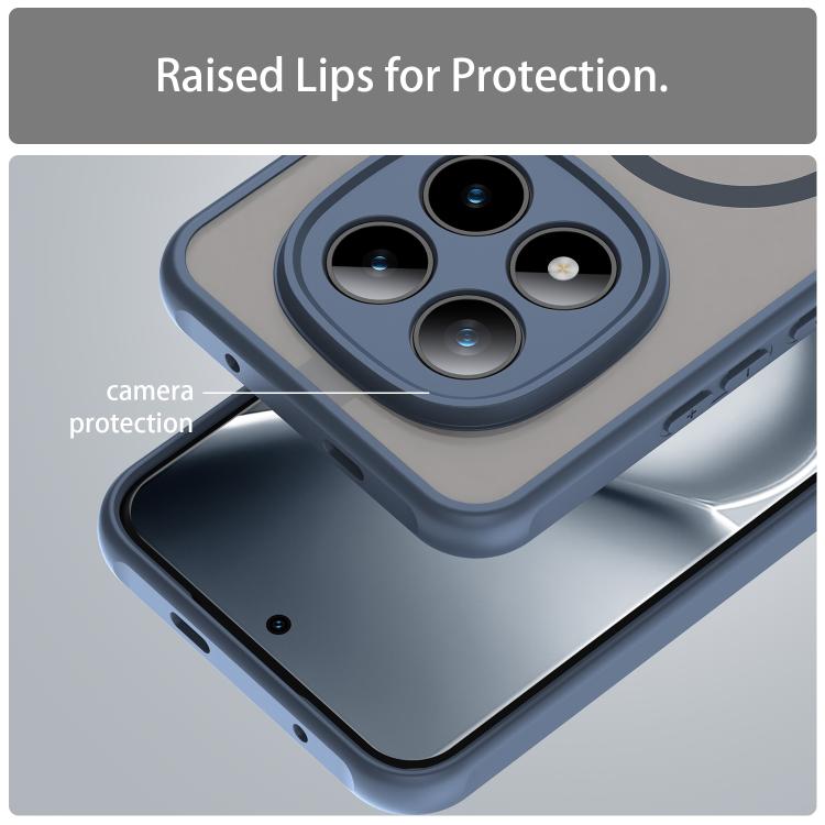 For Xiaomi Poco M8 Pro 5G Fan Dun Series TPU Hybrid PC Frosted Magsafe Phone Case