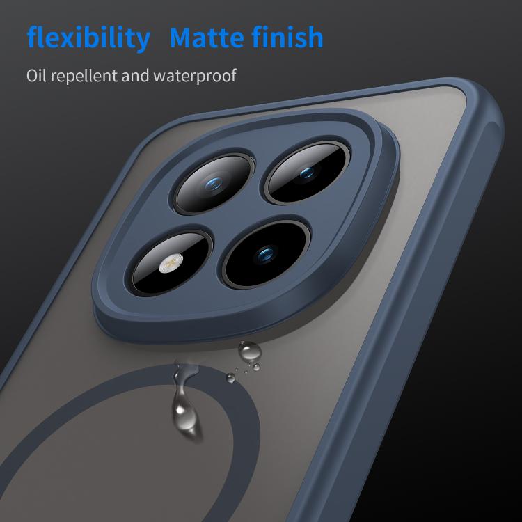 For Xiaomi Poco M8 Pro 5G Fan Dun Series TPU Hybrid PC Frosted Magsafe Phone Case