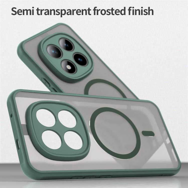 For Xiaomi Poco M8 Pro 5G Fan Dun Series TPU Hybrid PC Frosted Magsafe Phone Case