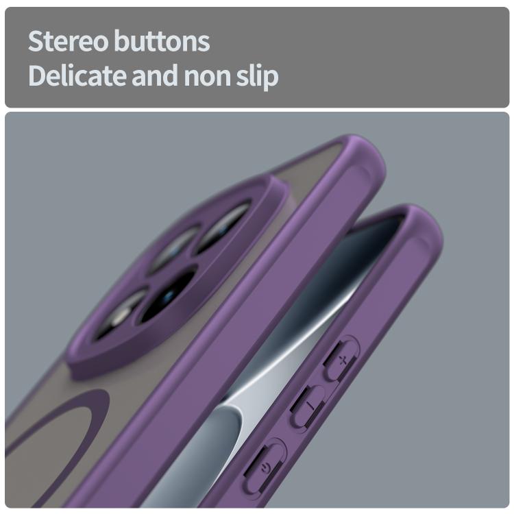 For Xiaomi Poco M8 Pro 5G Fan Dun Series TPU Hybrid PC Frosted Magsafe Phone Case