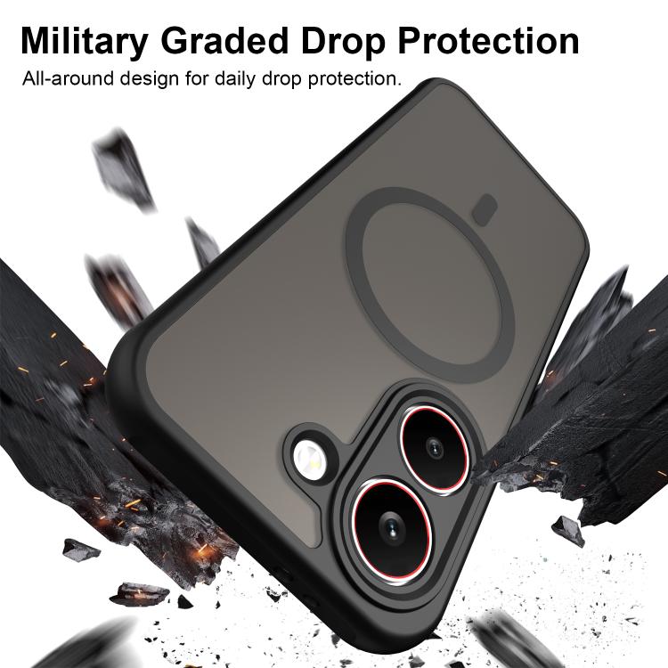 For Xiaomi Poco X8 Pro 5G Fan Dun Series TPU Hybrid PC Frosted Magsafe Phone Case