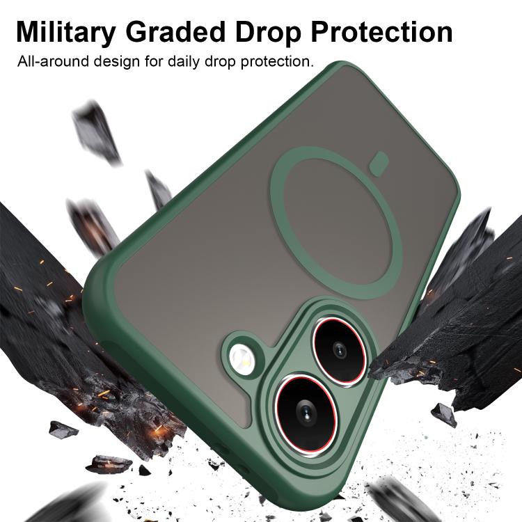For Xiaomi Poco X8 Pro 5G Fan Dun Series TPU Hybrid PC Frosted Magsafe Phone Case
