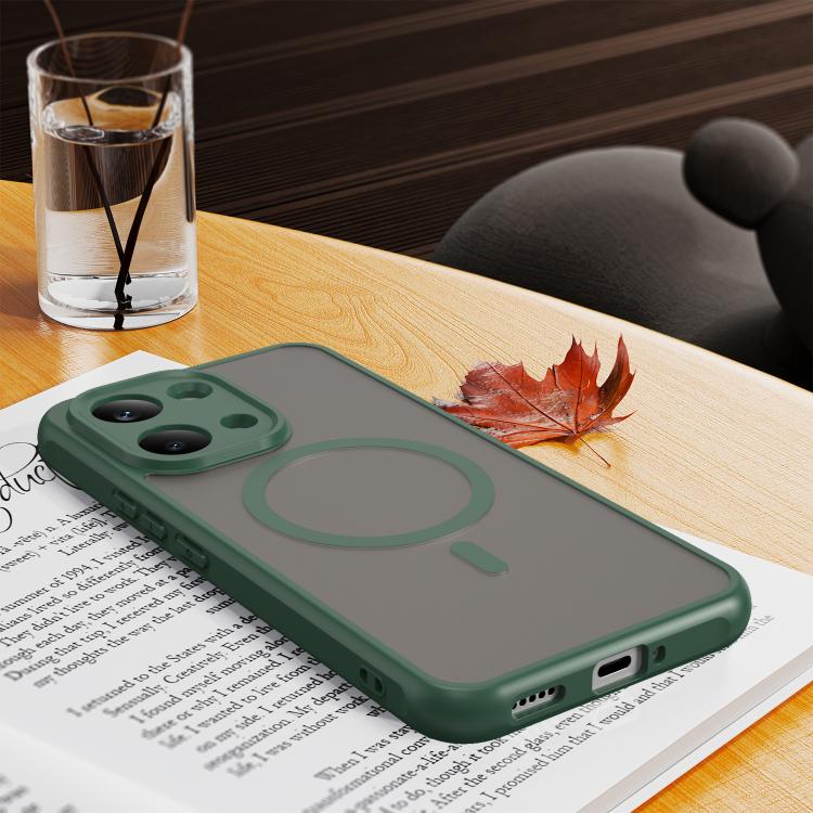 For Redmi Turbo 5 Max/Poco X8 Pro Max 5G Fan Dun Series TPU Hybrid PC Frosted Magsafe Phone Case
