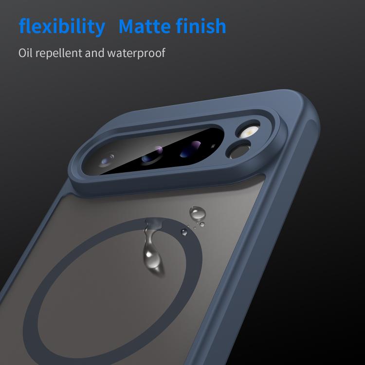 For Google Pixel 9 Pro XL Fan Dun Series TPU Hybrid PC Frosted Magsafe Phone Case