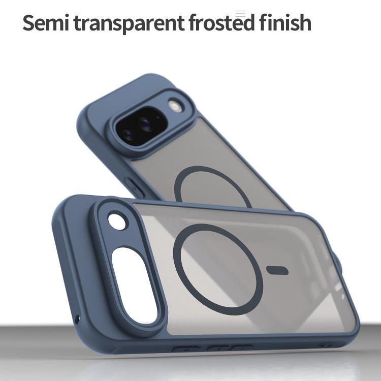 For Google Pixel 9 Fan Dun Series TPU Hybrid PC Frosted Magsafe Phone Case