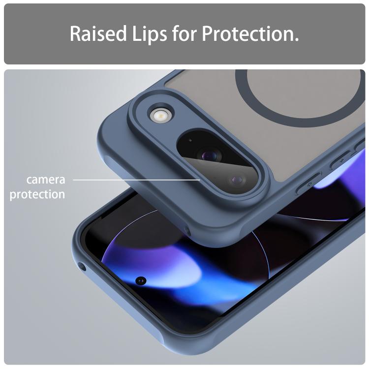 For Google Pixel 9 Fan Dun Series TPU Hybrid PC Frosted Magsafe Phone Case
