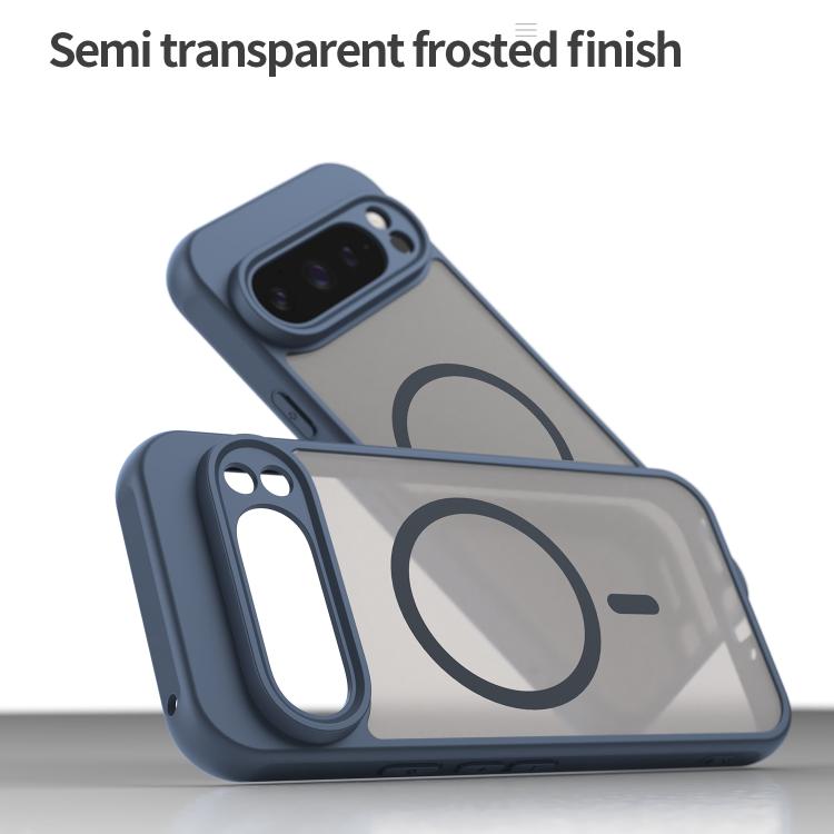 For Google Pixel 9 Pro Fan Dun Series TPU Hybrid PC Frosted Magsafe Phone Case
