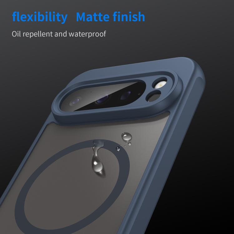 For Google Pixel 9 Pro Fan Dun Series TPU Hybrid PC Frosted Magsafe Phone Case