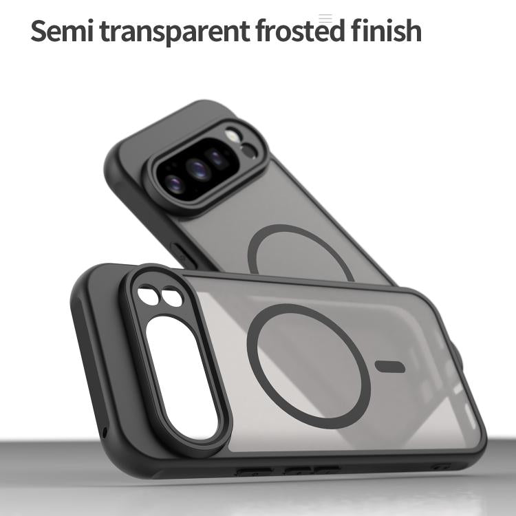 For Google Pixel 10 Pro Fan Dun Series TPU Hybrid PC Frosted Magsafe Phone Case